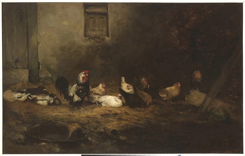 Augustin Théodule Ribot - Allevamento di polli, Catharina Gasthuis, Gouda